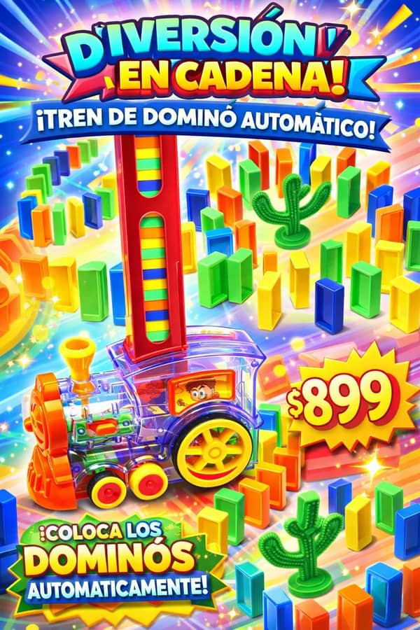 Tren Locomotora Juego Bloques Con luces y Sonidos